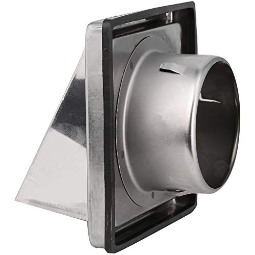 Stainless Steel Square Hood/Cowl Vent.