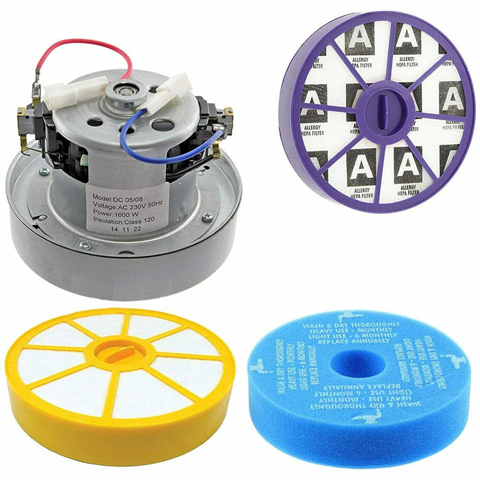 Motor + Filter Kit for DYSON DC05 DC08 Vacuum Pre Post HEPA Filters 240V YDK