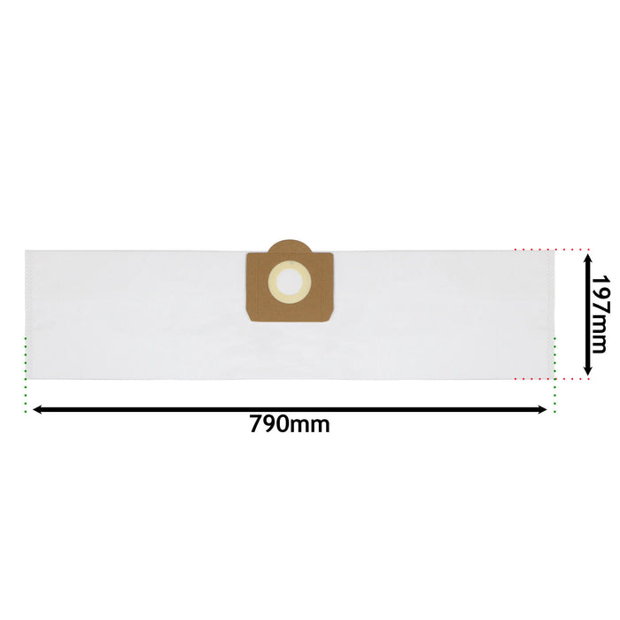 Bags for TITAN 16L 20L 30L 40L Vacuum Cleaner Microfibre Dust Bag SMS x 5