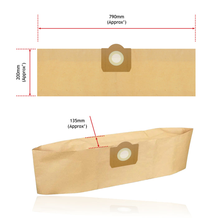Vacuum Cleaner Dust Bags compatible with Siemens Dry & More, VM10000 - VM10999, VM15000 - VM15999, VM30000 - VM39999