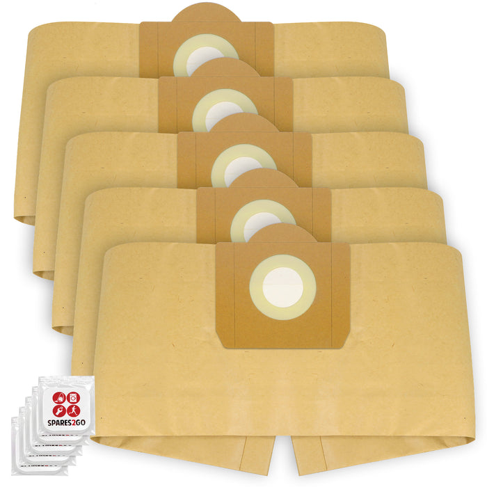 Vacuum Cleaner Dust Bags for Nilfisk Aero Silent (Pack of 5 + Freshener Tabs)
