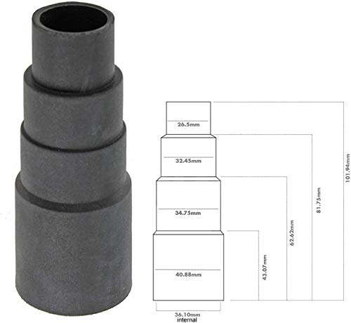 Power Tool Sander Dust Extractor Hose Adaptor Compatible with Electrolux Vacuum Cleaners 26mm 32mm 35mm 38mm