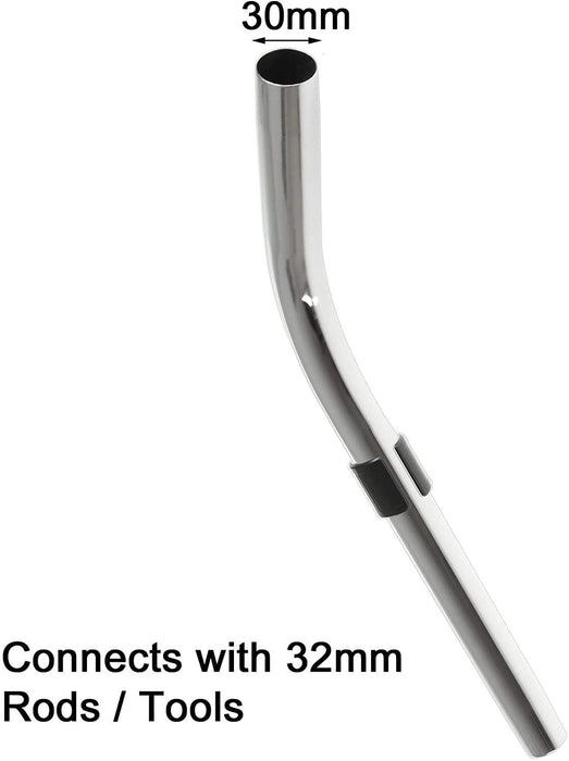 Compact Hose + Telescopic Pipe Rod + Bent End for NUMATIC Henry Hetty Vacuum Cleaner (9m)