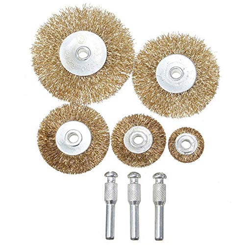 Wire Brush Wheel Drill Set