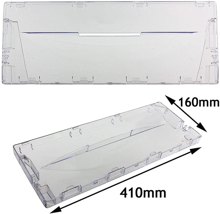 Plastic Drawer Flap Front Handle for Hotpoint RFA52 RFAA52 Fridge Freezer (Pack of 4)