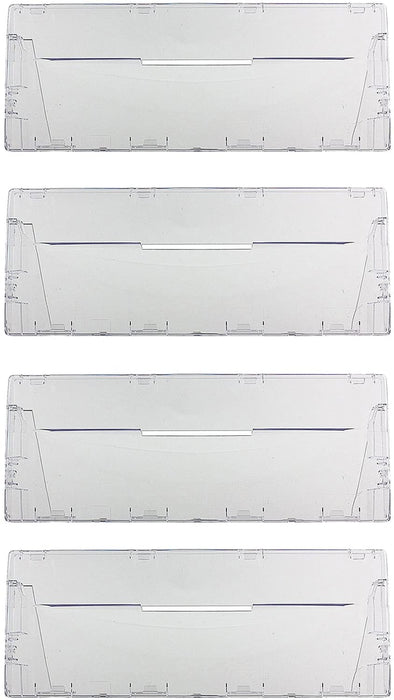 Plastic Drawer Flap Front Handle for Hotpoint RFA52 RFAA52 Fridge Freezer (Pack of 4)