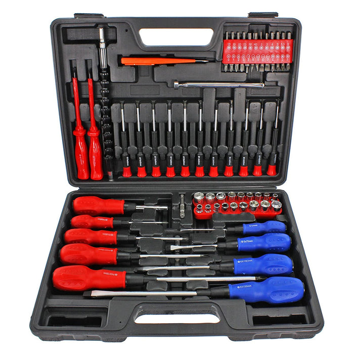 84 Pce Cordless Rechargeable Screwdriver Set Insulated Magnetic Phillips Torx