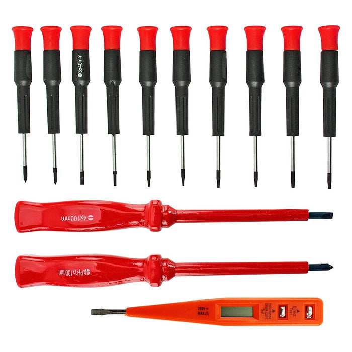 84 Pce Cordless Rechargeable Screwdriver Set Insulated Magnetic Phillips Torx