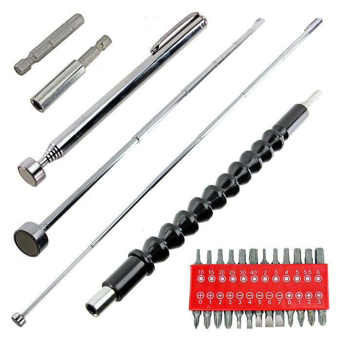 84 Pce Cordless Rechargeable Screwdriver Set Insulated Magnetic Phillips Torx