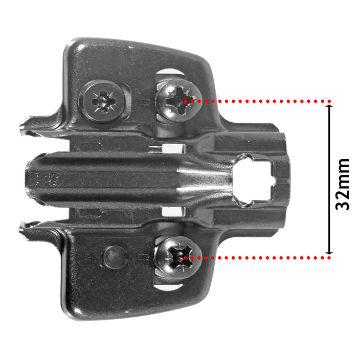 HETTICH Hinge Sensys 110 Non Self-Closing Obsidian Black + 5mm Mount Plate + Jig