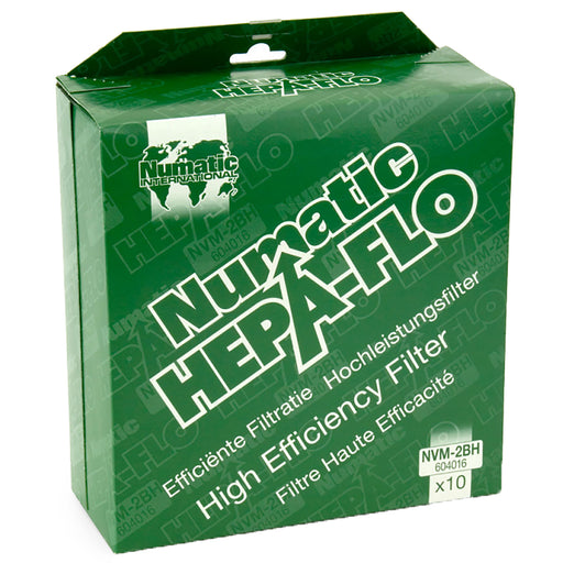 Numatic NVM2BH George GVE370 Charles CVC370 Vacuum Cleaner Hepa-Flo Dust Bags 604016 (Pack of 10)