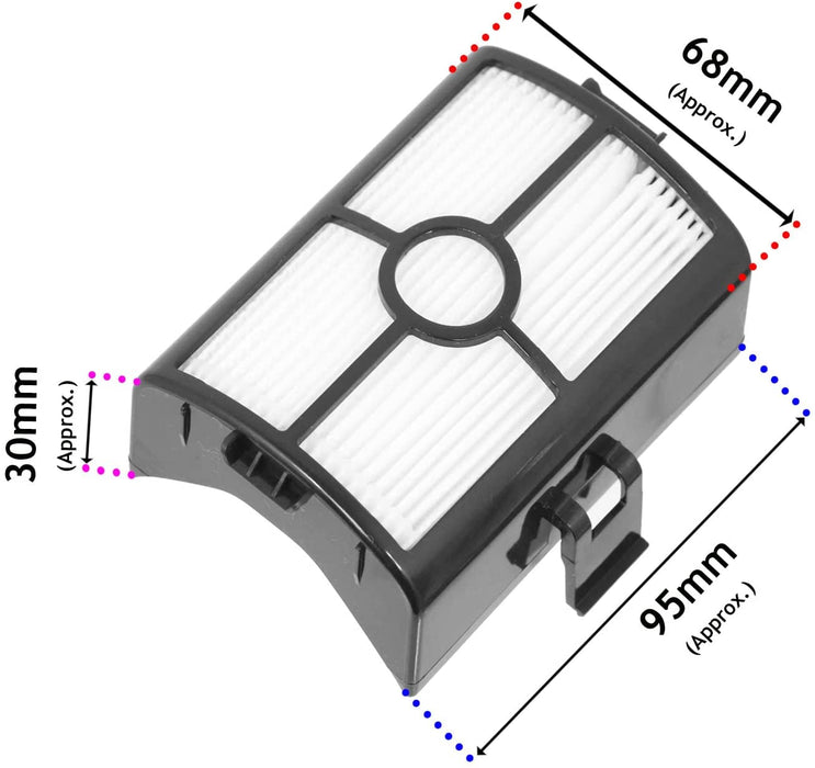 Filter Kit for SHARK HZ500 HZ500UKT Vacuum Foam Felt & Post Motor Filters (3 of Each)
