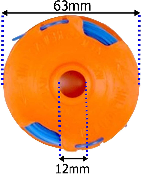 5m Twin Line & Spool for Ozito LTR-529U Trimmer Strimmer