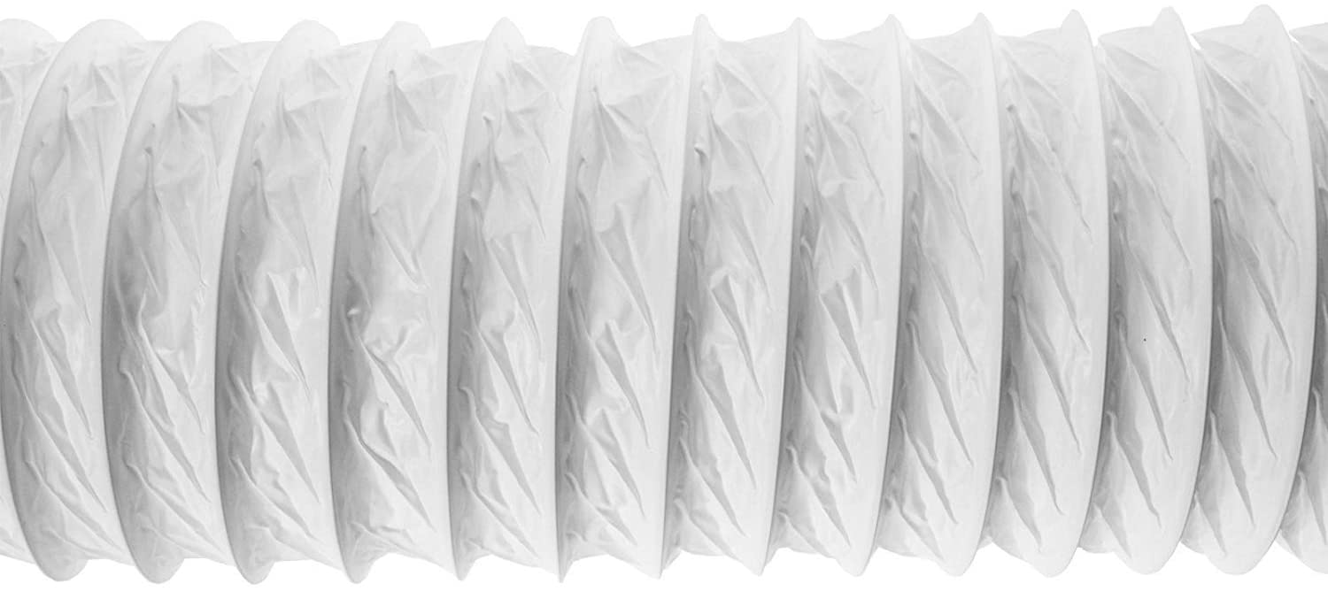 UNIVERSAL Exterior Wall Venting Kit & Extension Hose for Vented Cooker Hood Air Conditioning Tumble Dryer (5" x 3m, Brown)