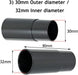 Tool Dust Port Adaptors for Bissell Vacuum Cleaner 26 30 32 35 38mm