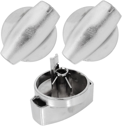 BELLING Hob Hotplate Knob Switch Chrome Silver Countryrange 444445 1000 (Pack of 3)