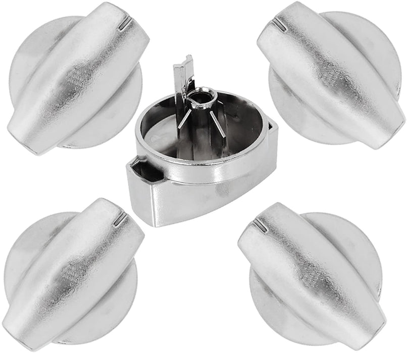 BELLING Hob Hotplate Knob Switch Chrome Silver Countryrange 444445 1000 (Pack of 5)