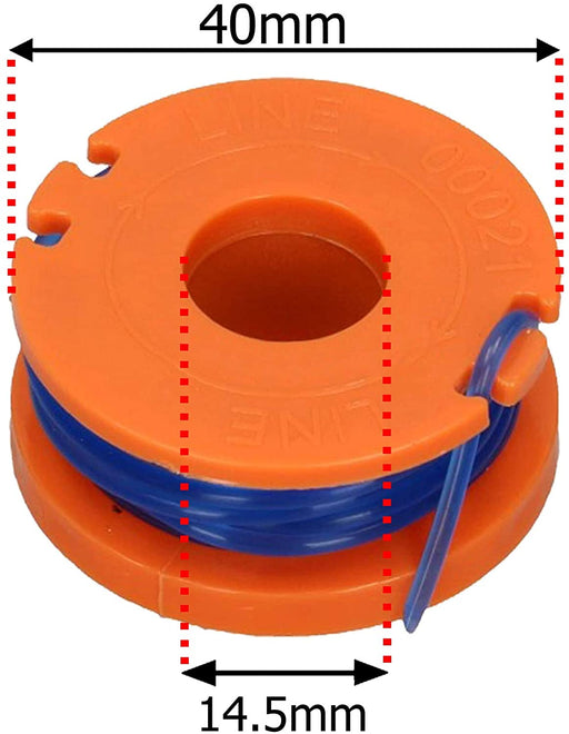 2.5m Line & Spool for XCEED EX36CGT Strimmer Trimmer (Pack of 2)