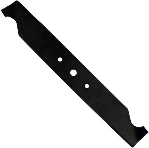 A black 19 inch Hi Lift cutting blade for a HAYTER MOTIF lawnmower