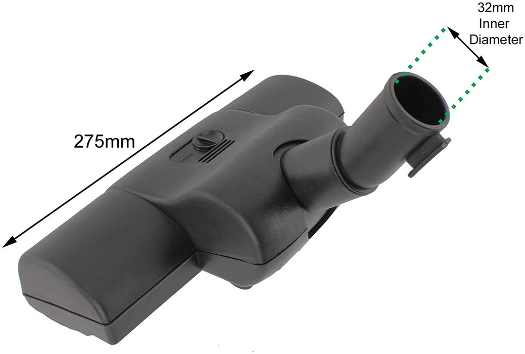 Turbo Beater Bar Brush Head Tool Compatible with Numatic Henry Vacuum Cleaners (32mm)