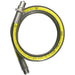 UNIVERSAL Oven Cooker Gas Supply Hose Pipe + PTFE Pipe Tape + Angled Connector (3ft 1/2 inch, Straight Bayonet, BS EN14800 CE)