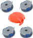 Twin Line and Spool Cover for Flymo Strimmer/Trimmer (Pack of 4 Lines)