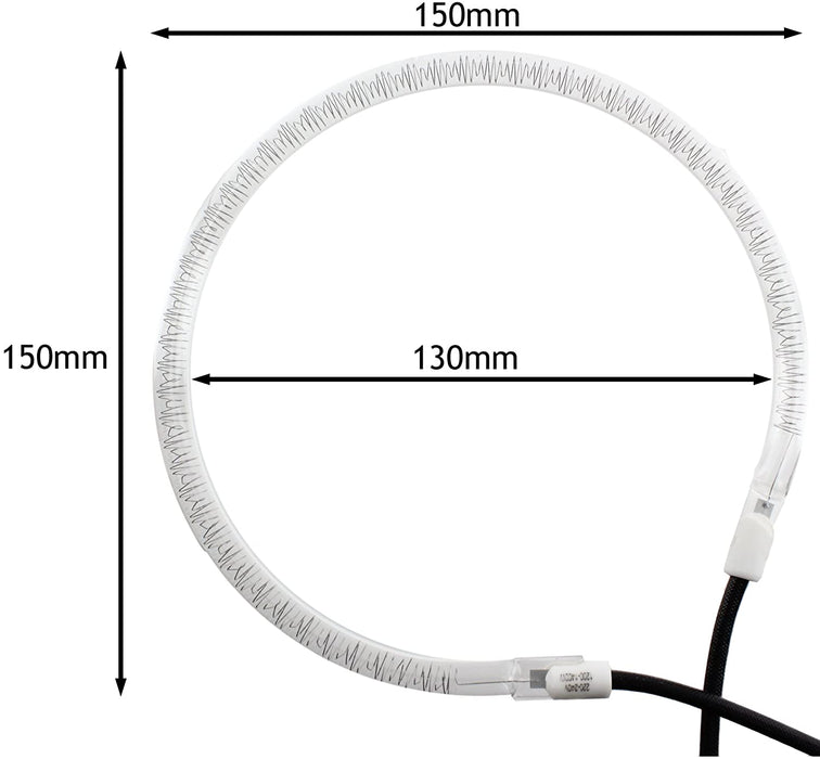 Halogen Cooker Lamp Bulb for Coopers Of Stortford Mini Oven (240V, 1200w - 1400w, 150mm)