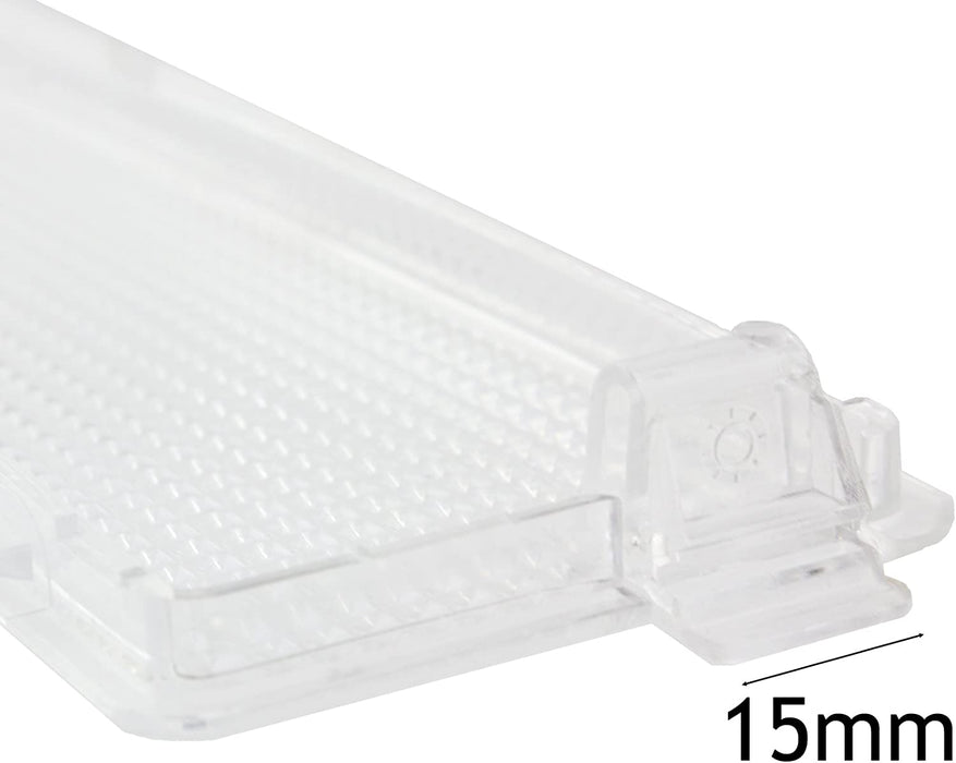 Cooker Hood Light Diffuser/Lens Cover Plate (372mm x 58mm)