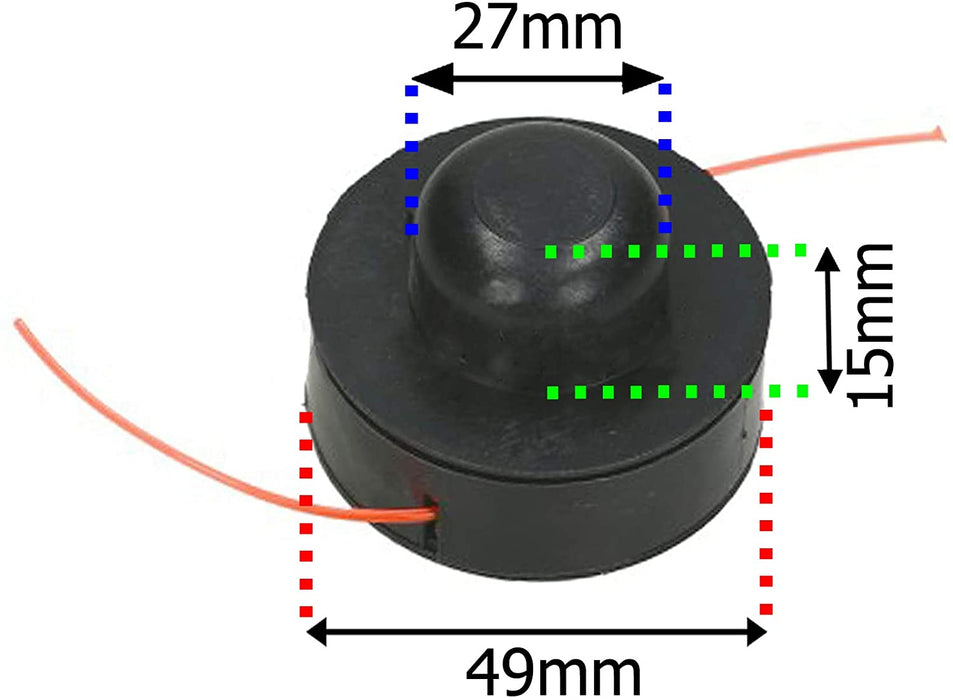 Strimmer Line & Spool Cover for Sovereign N1F GT220-C GT250-C N1F-GT-220/250-C