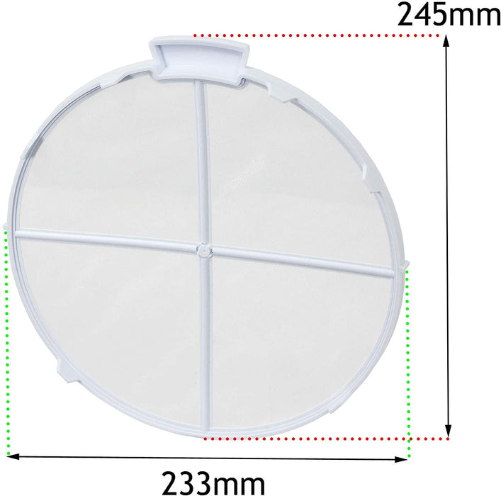 Lint Screen Fluff Filter for CREDA Tumble Dryer