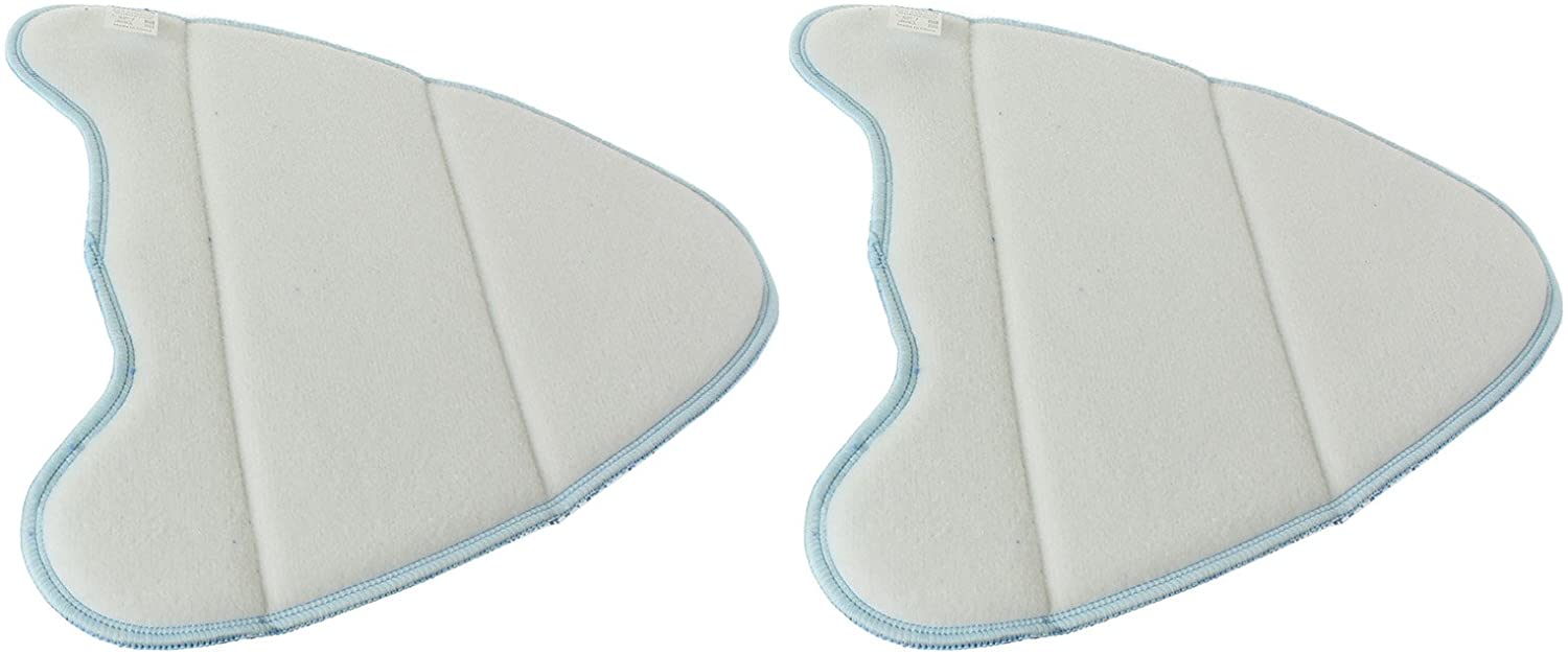 SPARES2GO Washable Microfibre Cover Pads for Beldray 5-in-1 9-in-1 Steam Cleaner Mop (Pack of 4 SPARES2GO Washable Microfibre Cover Pads for Beldray 5-in-1 9-in-1 Steam Cleaner Mop (Pack of 4