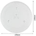 Glass Turntable Plate for MORPHY RICHARDS ES823EEI AG821AZH AM821AZI P90D23AL Microwave Oven (270mm)