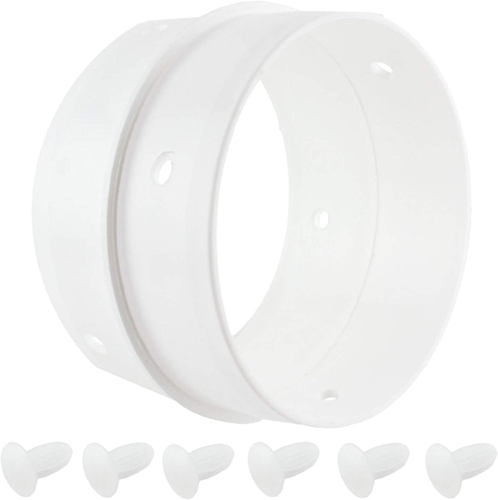 Dual Vent Hose Connection Ring Kit for Logik Tumble Dryer