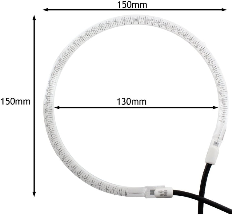 Halogen Cooker Lamp Bulb for Crofton Mini Oven (240V, 1200w - 1400w, 150mm)