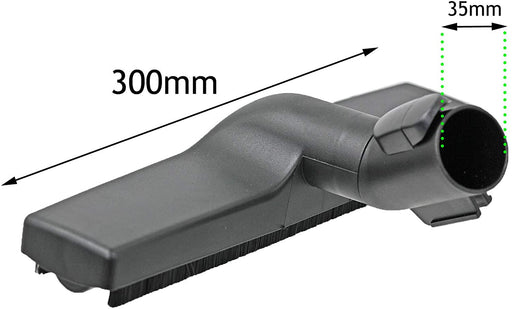 Hard Floor Head Sweeper Tool + Round Dusting Brush for Miele Vacuum Cleaner 
