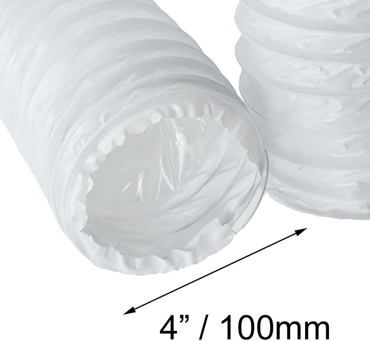 4m Vent Hose + Adapter for Crosslee White Knight Tumble Dryer