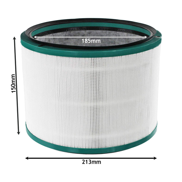Hepa Filter for DYSON DP01 DP03 HP00 HP02 Pure Cool Fan Air Purifier (Pack of 2)