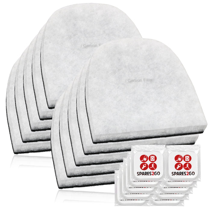 Carbon Filter compatible with Ebac 2000 Series 2000e 2200e 2400e Dehumidifier (10 x Filters + Fresheners)