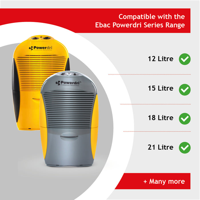 Carbon Filter compatible with EBAC Powerdri 12L 15L Dehumidifier (10 x Filters + Fresheners)