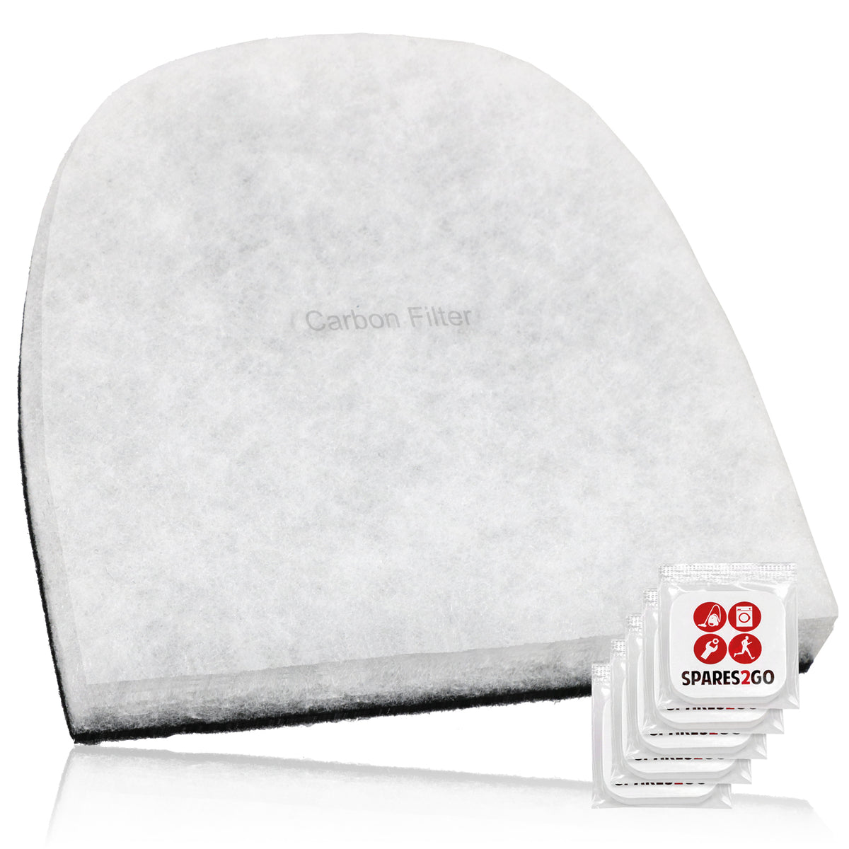 SPARES2GO Kohlefilter Für Ebac Luftentfeuchter 2800e, 2800ex, 2850e - Geruchsneutralisierung
