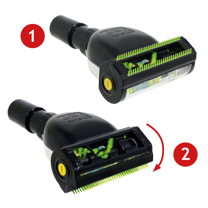 Mini Turbo Floor Brush Tool compatible with Goblin Vacuum Cleaner (32mm / 35mm)