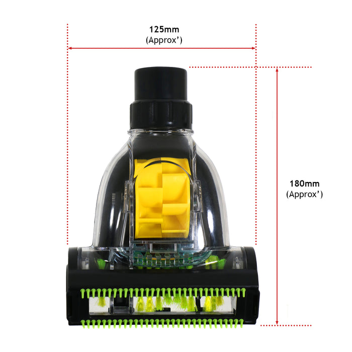 Mini Turbo Floor Brush Tool compatible with Russell Hobbs Vacuum Cleaner (32mm / 35mm)