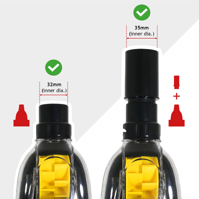 Mini Turbo Floor Brush Tool compatible with Karcher Vacuum Cleaner (32mm / 35mm)