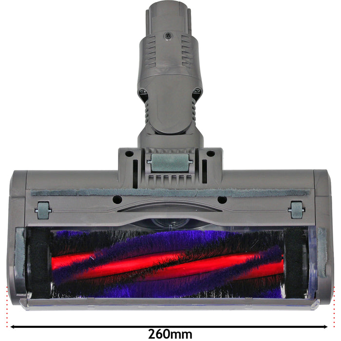 Carbon Fibre Motorhead Floor Tool + Blue Extension Rod Wand for Dyson V6 SV03 Vacuum Cleaner