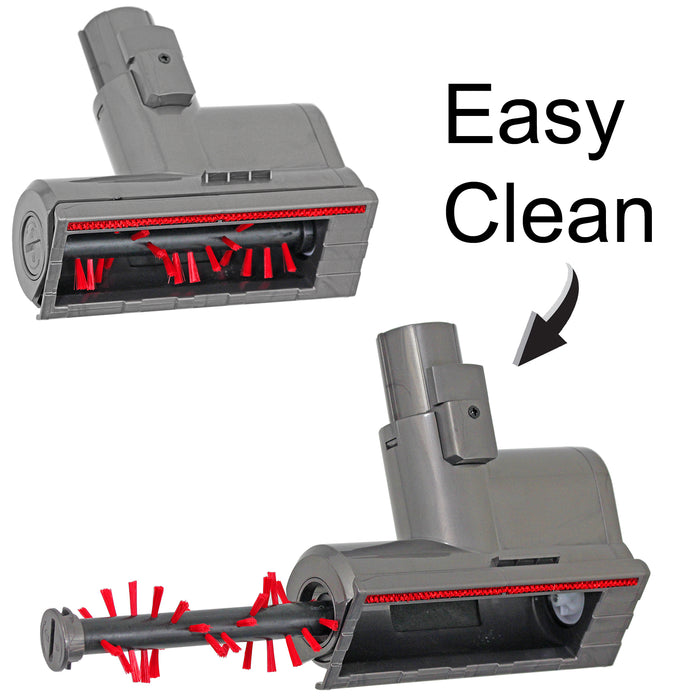 Mini Turbine Motorised Brush Tool Attachment for Dyson DC58 DC62 Cordless Vacuum Cleaner