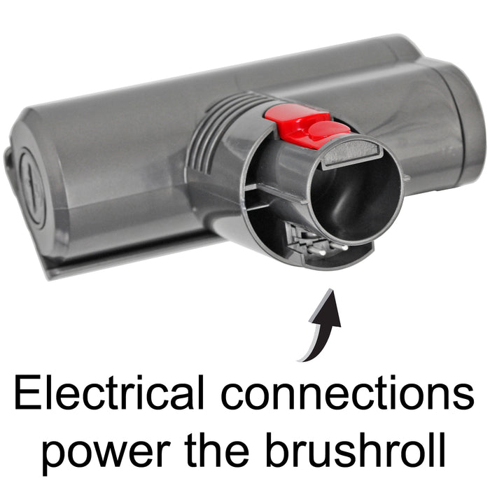Vacuum Mini Motorised Turbine Brush for Dyson V8 SV10 + Purple Rod Wand Tube