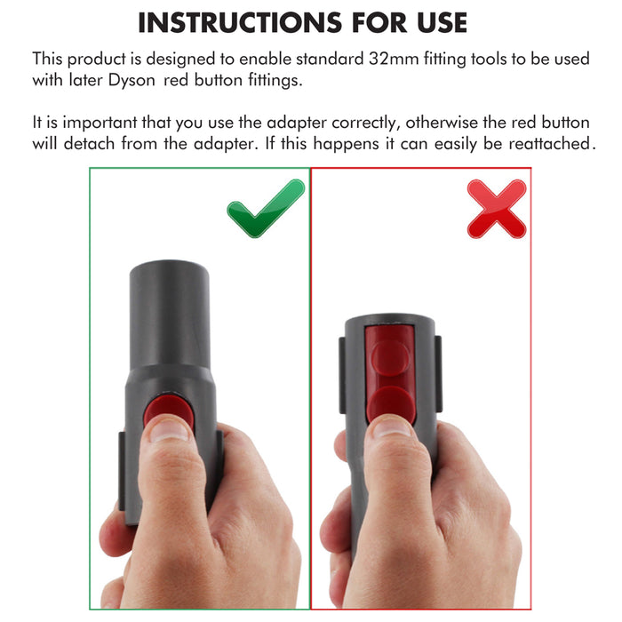 Mini Turbo Brush Tool for Dyson V7 V8 V10 V11 SV10 SV11 SV12 SV14 Vacuum Cleaner