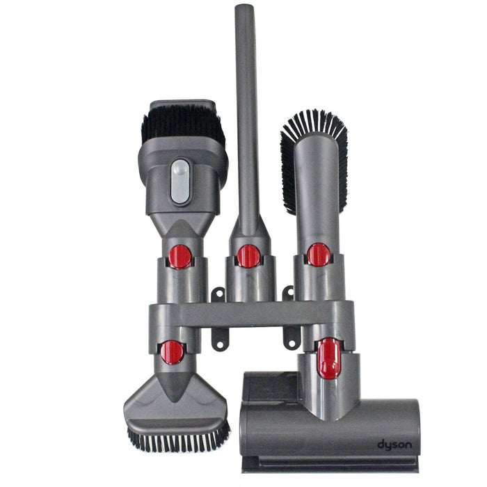 Purple Rod Wand Tube Pipe for Dyson V7 SV11 Vacuum + Wall Mount Tool Holder Rack