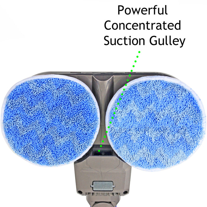 Hard Floor Surface Polisher Scrubbing Cleaning Mop Tool for Dyson SV03 SV04 SV06 Vacuum Cleaner