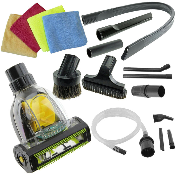 Car Detailing Complete Valet Kit with Micro Tools & Cloths for Vacuum Cleaners UNIVERSAL (32mm)